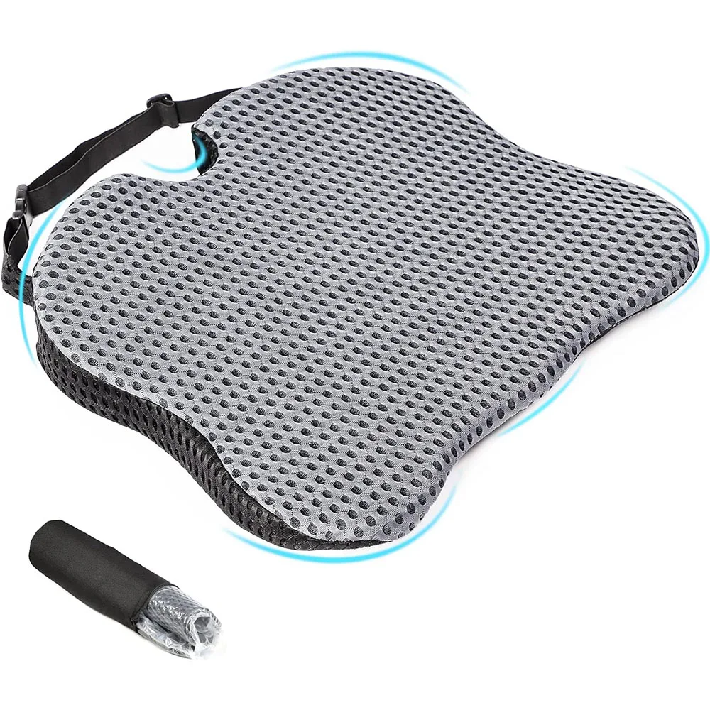 A490 Driving Car Wedge Seat Cushion Memory Foam Tailbone Pressure Relief Booster Chair Ultra Comfortable Custom Car Seat Cushion