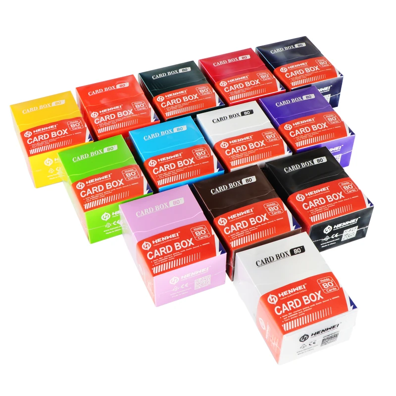 PP Plastic Flip Storage Box Matte Board Game Card trading card deck box Deck Case game deck box MTG UP Yogioh