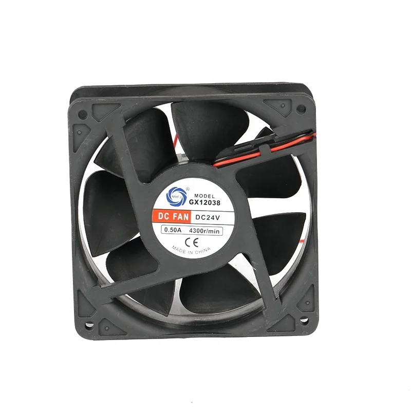 MEIXING GX12038 12V/24V 120x120x38mm DC Axial Fan High Quality And High Speed Cooling Radiastor Fan Ball Sleeve Bearing