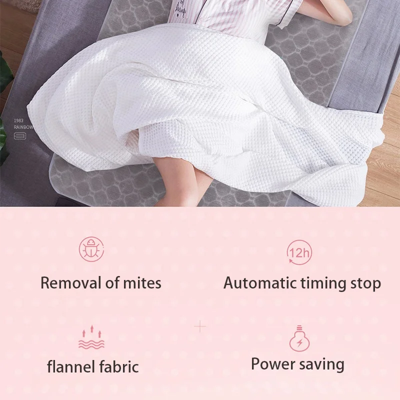 3 Heating Settings Factory hot sale 100 cotton heating electric blanket wholesale