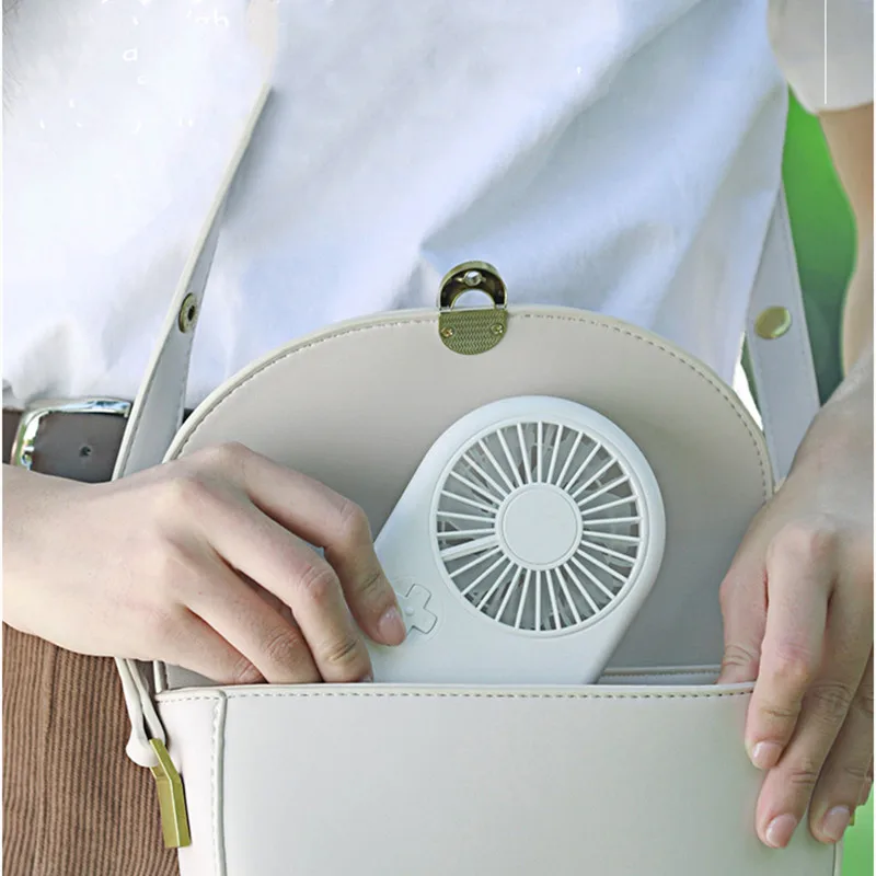 new Ultra-thin Handheld pocket fan Desktop Portable Rechargeable battery operated Mini Table travel Fans for outdoor