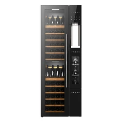 Hot selling  64 Bottles Electronic Thermostatic Wine Cabinet Small Wine Refrigerator Wine Cooler For Home Bar Office