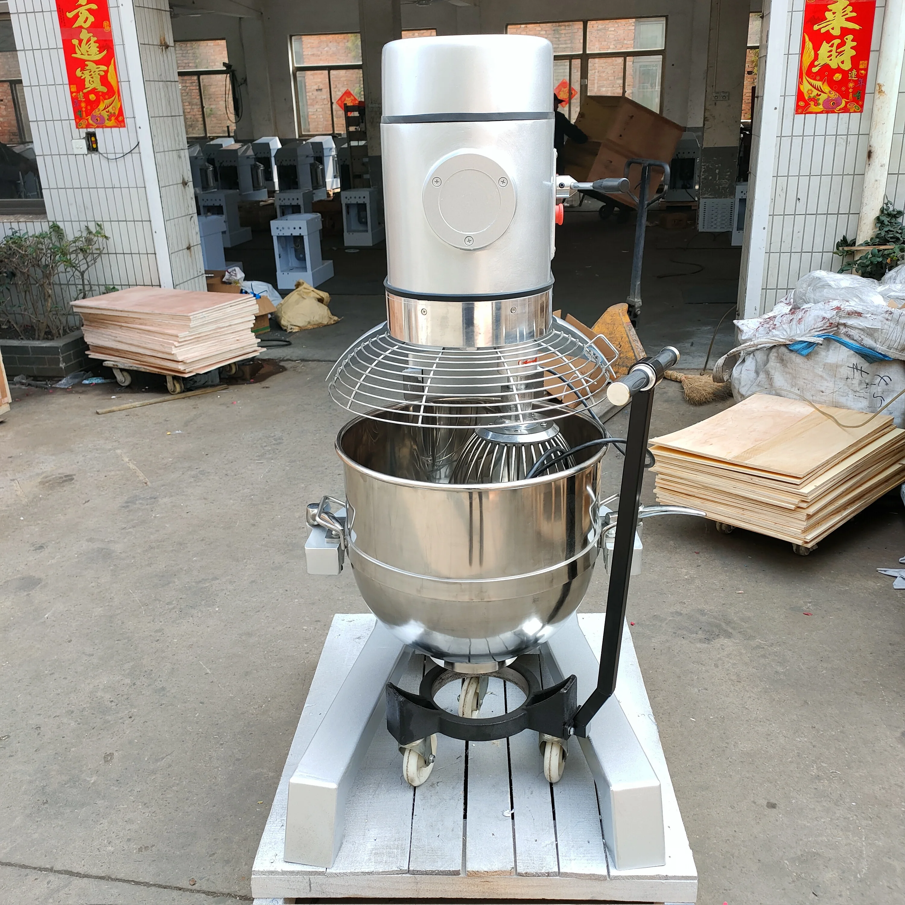 Wholesale B100-B Hengyu Multifunction Industrial Electric Food Mixer Machine Planetary Mixer 100L