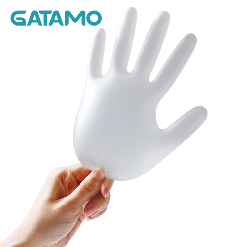
Cheap protective kitchen food grade disposable gloves powder free PVC gloves china 