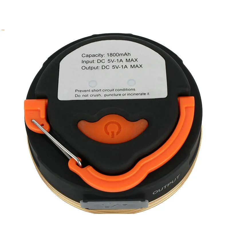 Outdoor LED camping tent emergency light USB with magnet night light