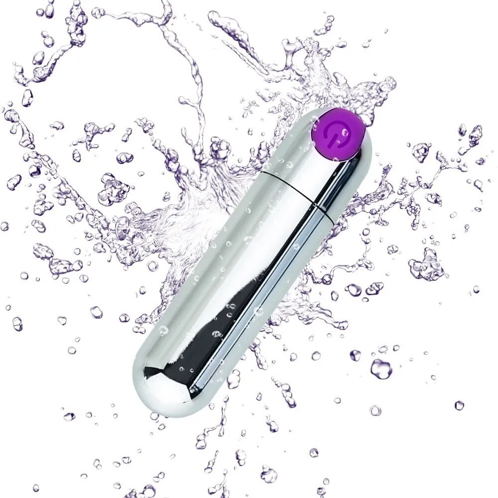 Mini USB Rechargeable Bullet 10 Function Black Vagina Vibrator Sex Toy for Women Masturbation Clitoris Stimulator
