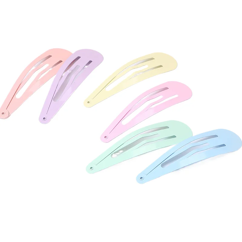 HTYFS Color Japan and South Korea hair accessories Solid color BB clip simple personality basic fringe accessori