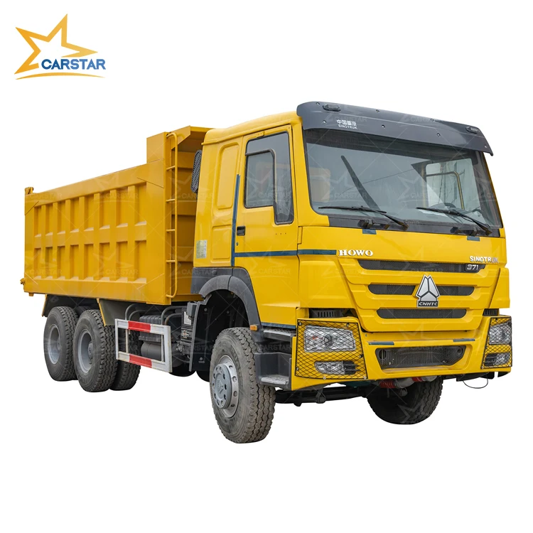 China 351 - 450hp 10 wheeler small 6*4 used dump truck price second hand used isuzu dump truck
