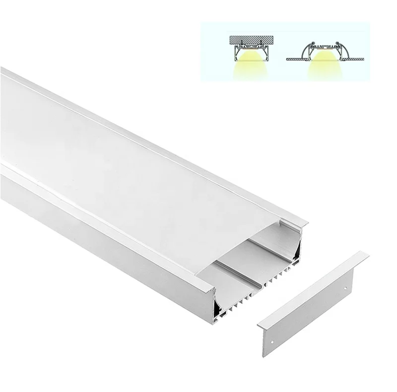 High Quality custom square aluminum extruded profile led bar/wall lamp aluminum profile for led light strips