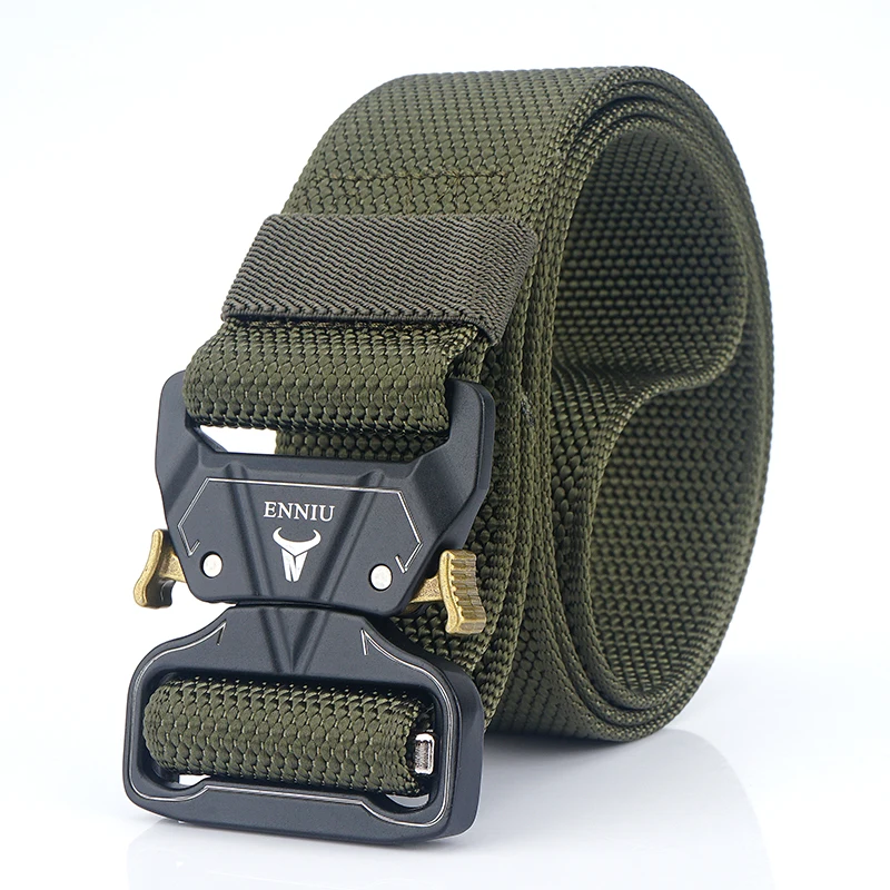 New outdoor field survival tactical belt universal nylon adjustable  tactical belt