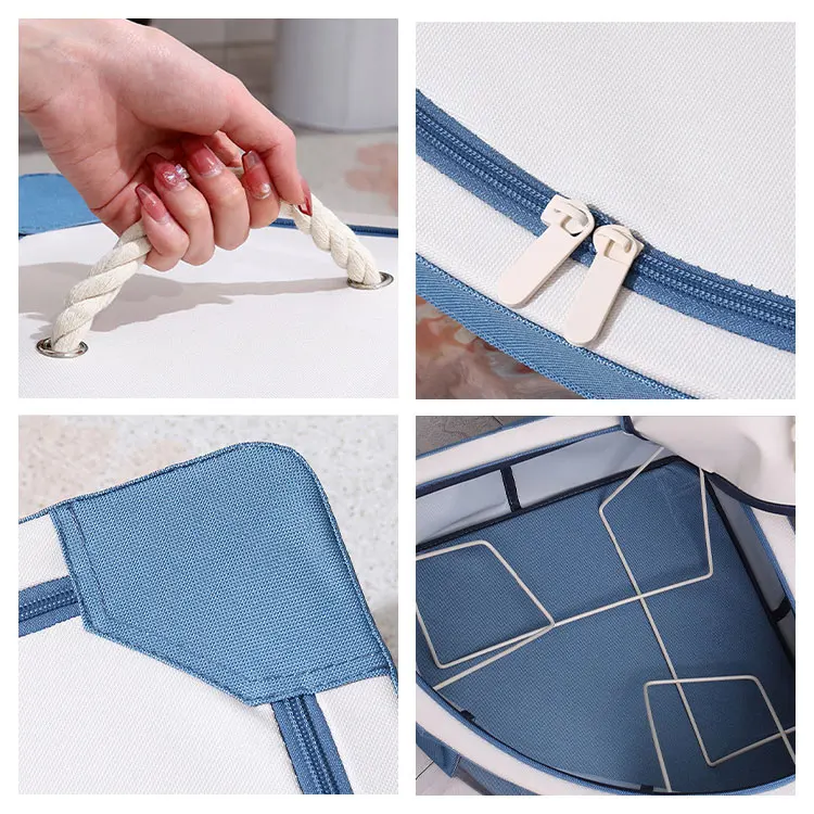 Высококачественная тканевая корзина-органайзер для хранения в домашних условиях