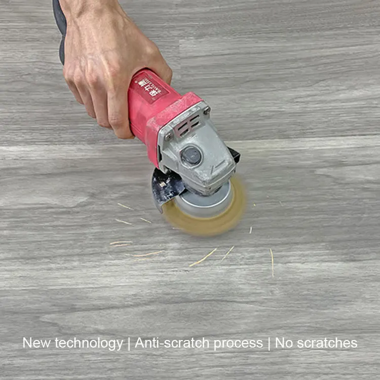 Eco-Friendly Non-Slip Strong Flexibility Colorize Wood Texture Easy Install Tile Plastic Pvc LVT LVP Stone SPC Click Flooring