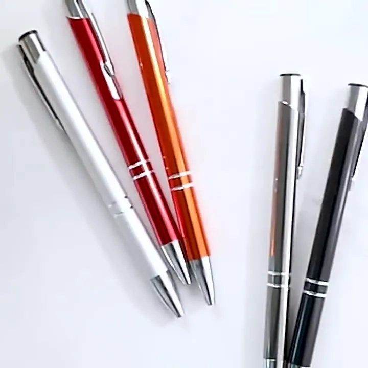 GL OEM Kugelschreiber Wholesale Custom Logo Stylus Ball Pen Advertising Luxury High Quality Aluminum Metal Ballpoint Pen
