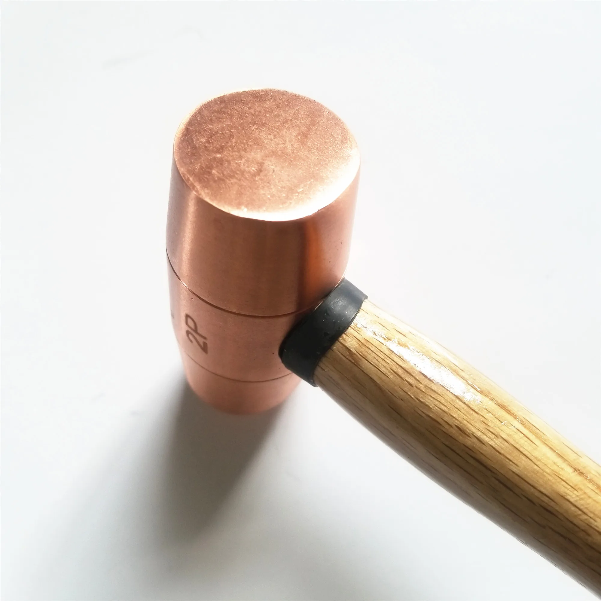 non sparking hand tools 2lbs copper drum hammer with wood handle