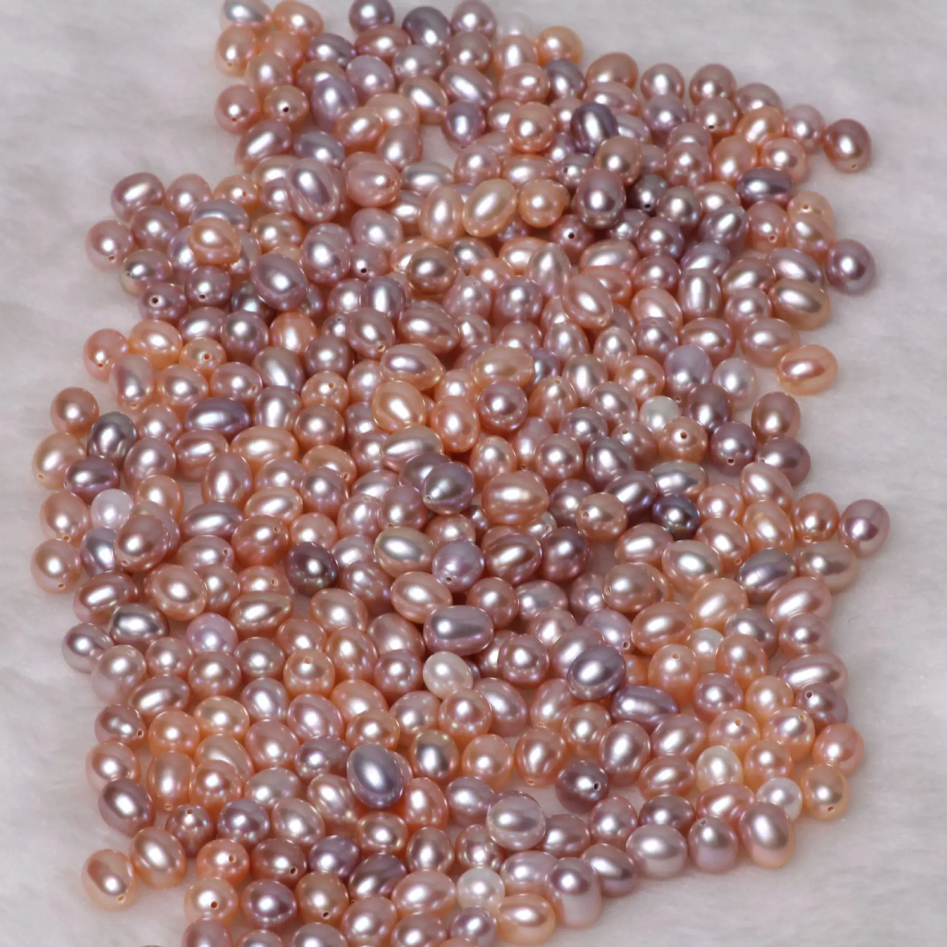 
Rice Beads Wholesale Most Popular Topping Pearls Fresh Water Basically Flawless Loose Pearl 