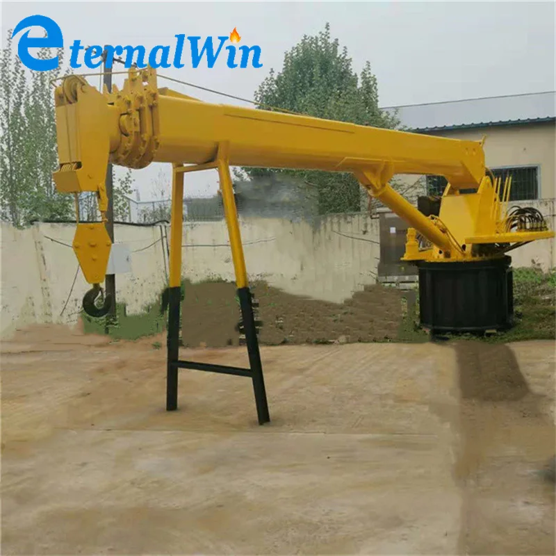 High Quality Marine Ship Hydraulic Slewing Crane, Deck Crane