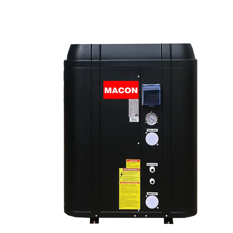 Macon plastic case top fan 25kw swimming pool  DC inverter heat pump pool heaters