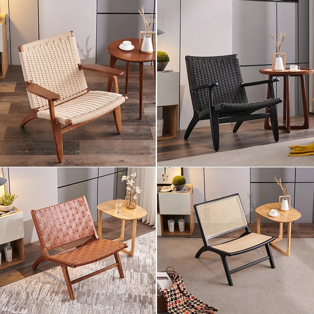 Современная коммерческая мебель для кафе SUNLINK коричневый синтетический кожаный пепепельный деревянный низкий стул для отдыха