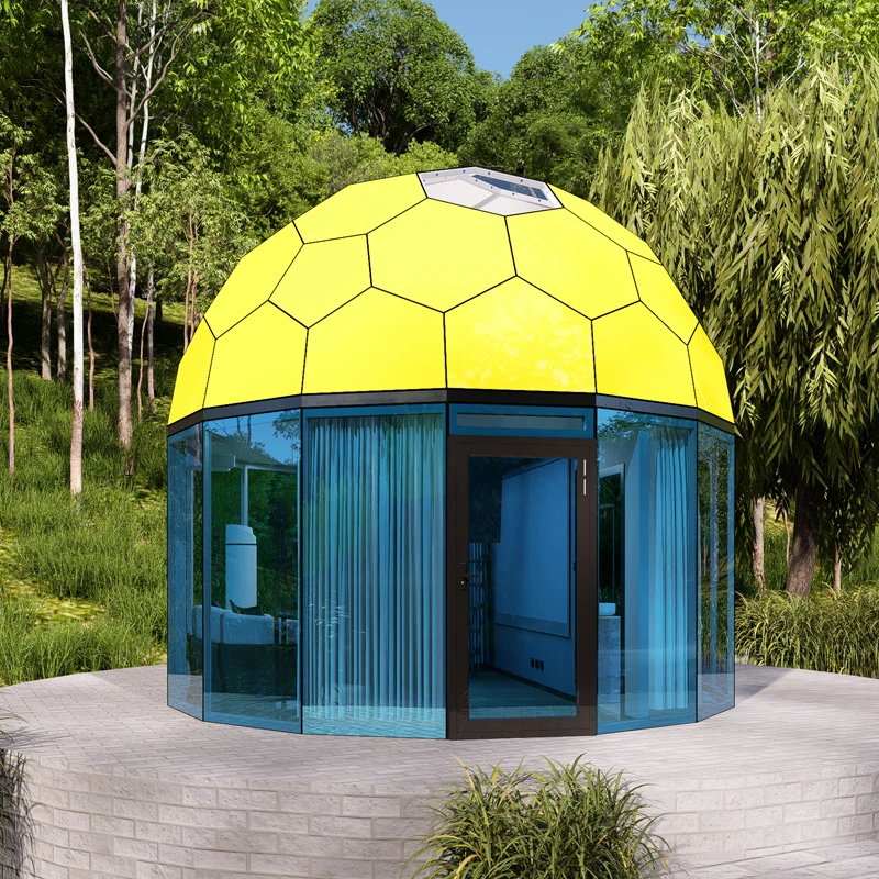 waterproof glamping hotel dome tent geodesic camping house resort glass Igloo For Outdoor Luxury Hotel For Sale