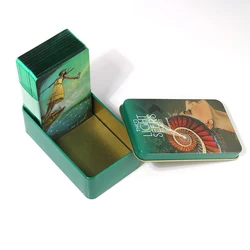Indoor Entertainment Gold Foil Game Playing Cards Game Cards Tarot Cards with Tin Box