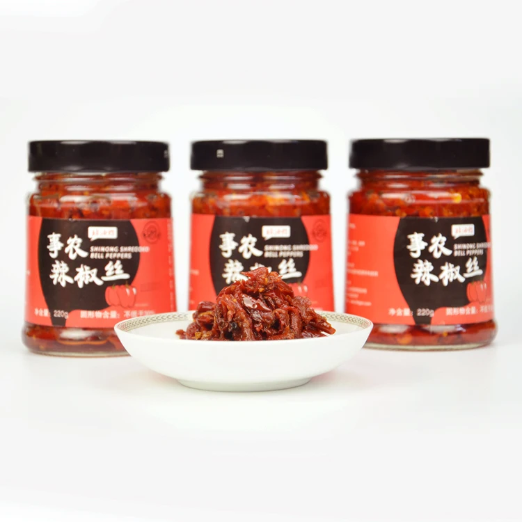 Chinese Xinjiang traditional craft chili paste organic chilli sauce pepper sauce delicious on sale