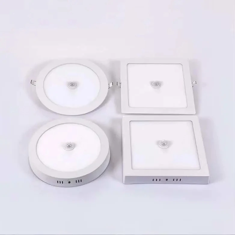 Встраиваемый светодиодный светильник с пассивным ИК датчиком движения, 5 Вт, 7 Вт, 9 Вт, 12 Вт, 15 Вт, 18 Вт, светодиодный потолочный светильник