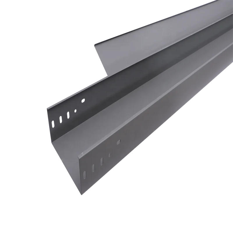 customized solid type cable tray, hot dip galvanized cable trunking supplier