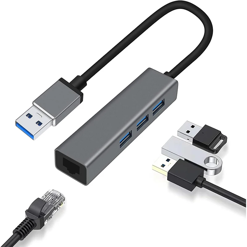 J45 1000 м USB-C 3 0 Type-C Многофункциональная док-станция с адаптером концентратора