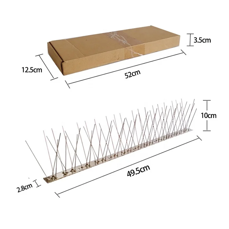 Stainless Steel Bird Spikes Outdoor And Home Anti Bird Trap/Anti Bird Spike