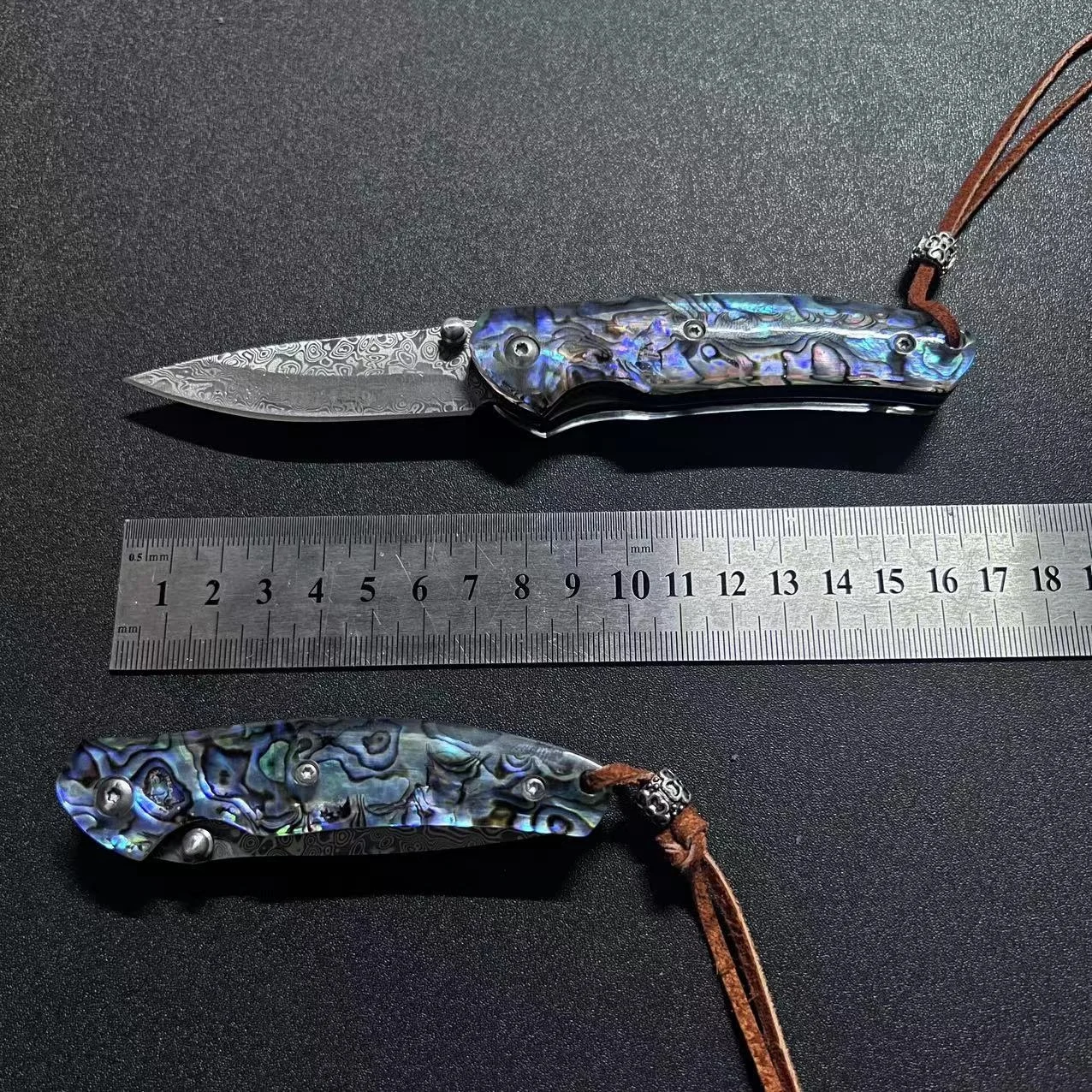 Портативный нож для самозащиты уличный складной поедания мяса из нержавеющей стали инструмент доставки дамасской кемпинга