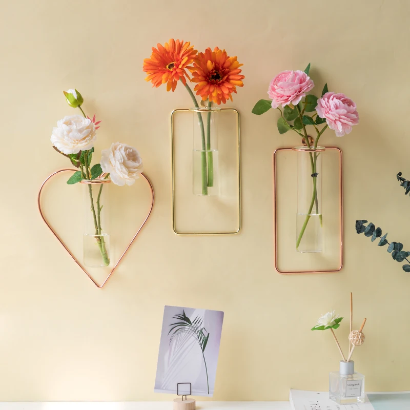  Hot Sale Acrylic Flower Vase Decorative Handmade Crafts European Style