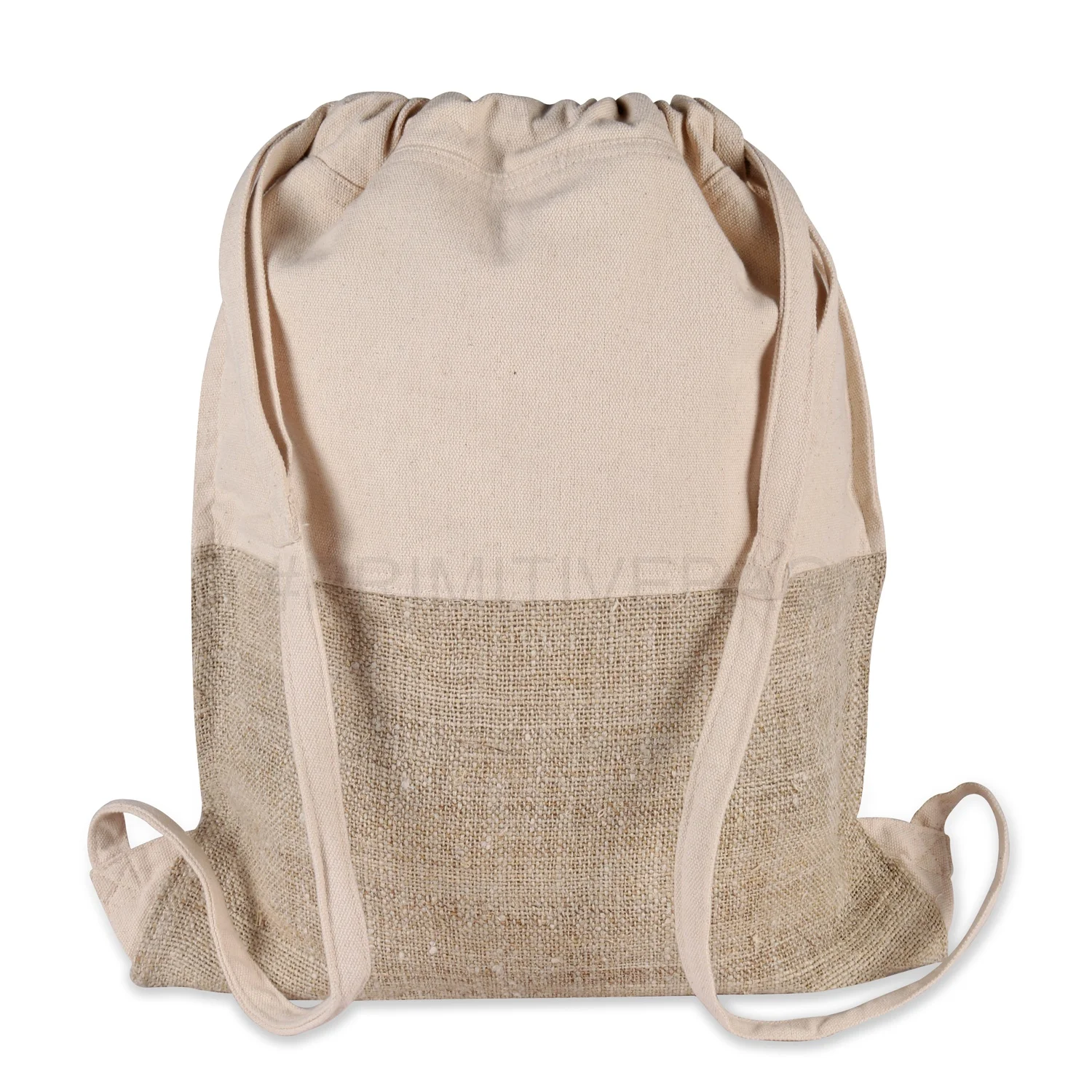 Unisex Hemp Custom Made Drawstring Backpack for Sports Gym Yoga & Cycling Plain Body Shop Ecological Biodegradable Bag