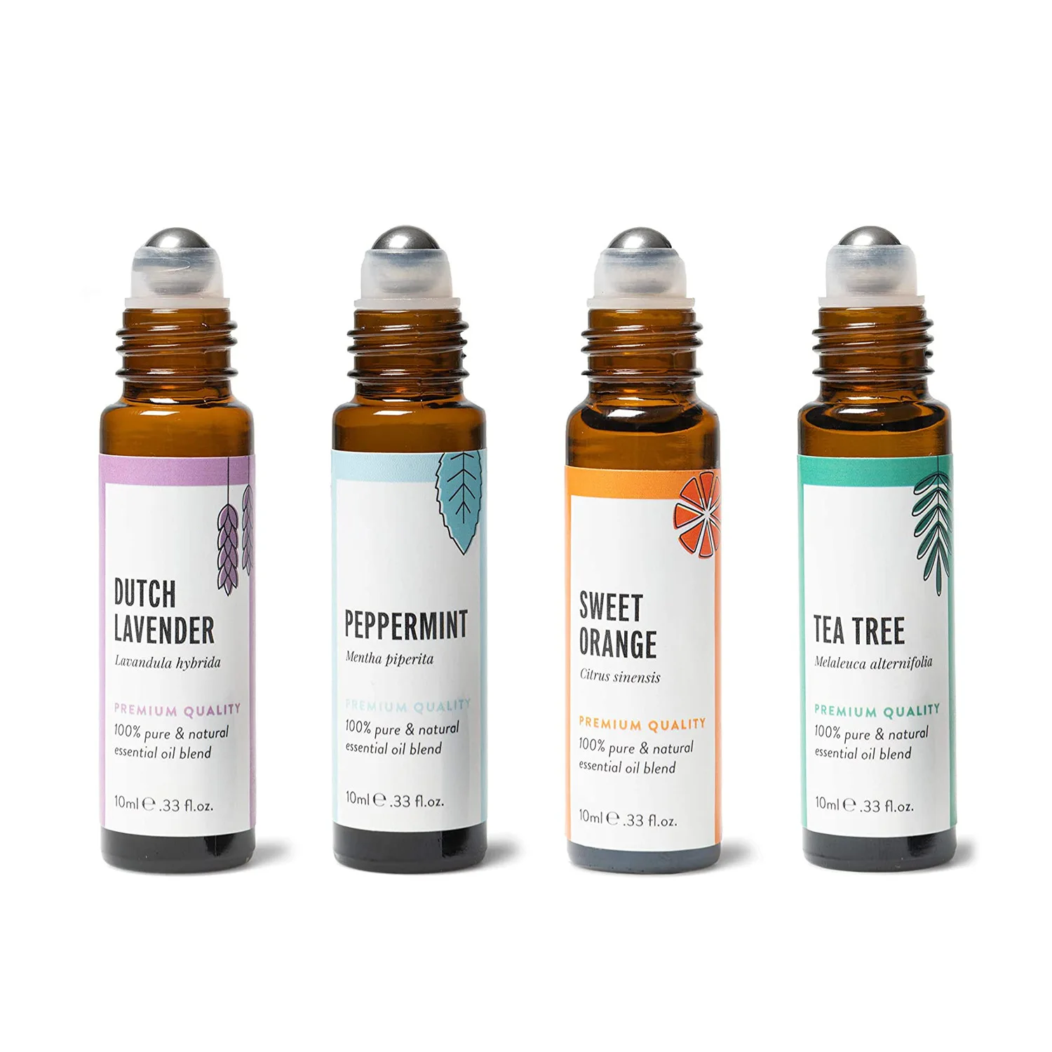 Manufacturer supply Private Label 100% Pure Natural Organic 10ml Bottle Essential Oil roll on perfume oil bottle