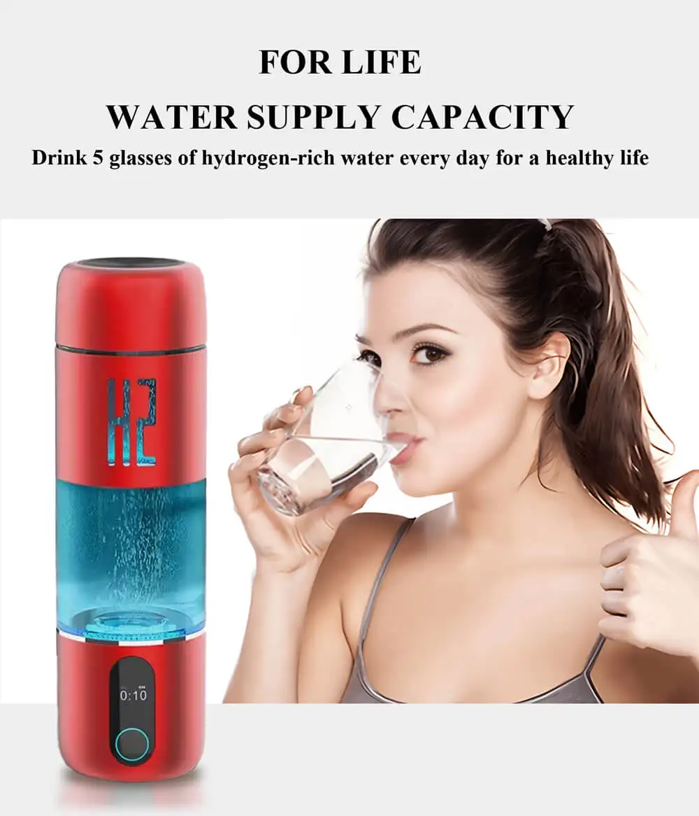 Hydrogen Rich Water Machine Generator Hydrogen Water Bottle Electrolyzer Nano Hydrogen Water Generator
