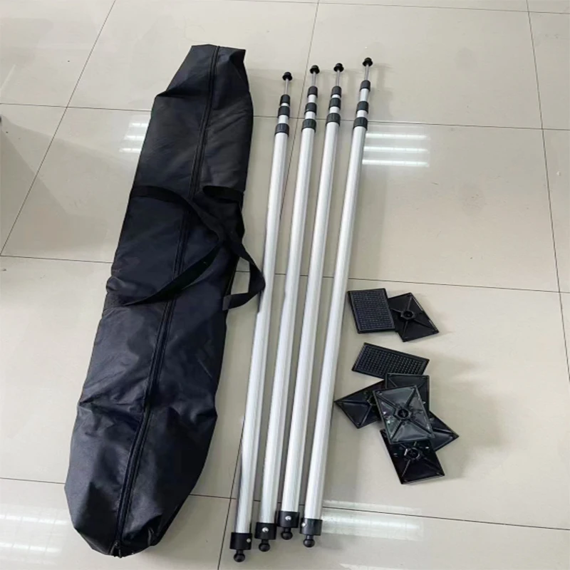 Factory extension poles and adhesive zippers Dust Barrier system zip wall plastic door for construction