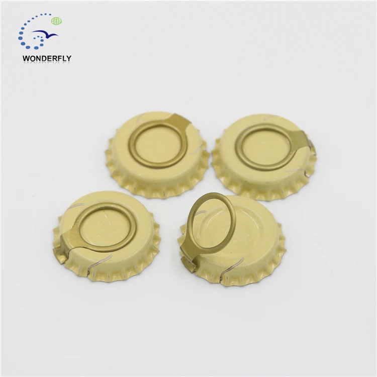 26mm standard size metal ring pull caps crown corks for beer