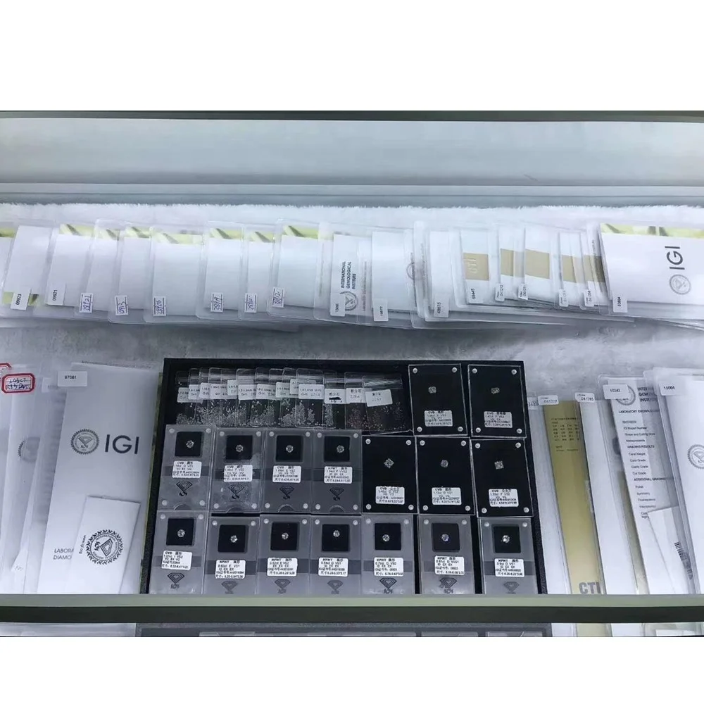 1.0mm to 3.0mm Diamond Lab Grown CVD Diamond VVS melee  DEF  hpht lab grown loose diamond