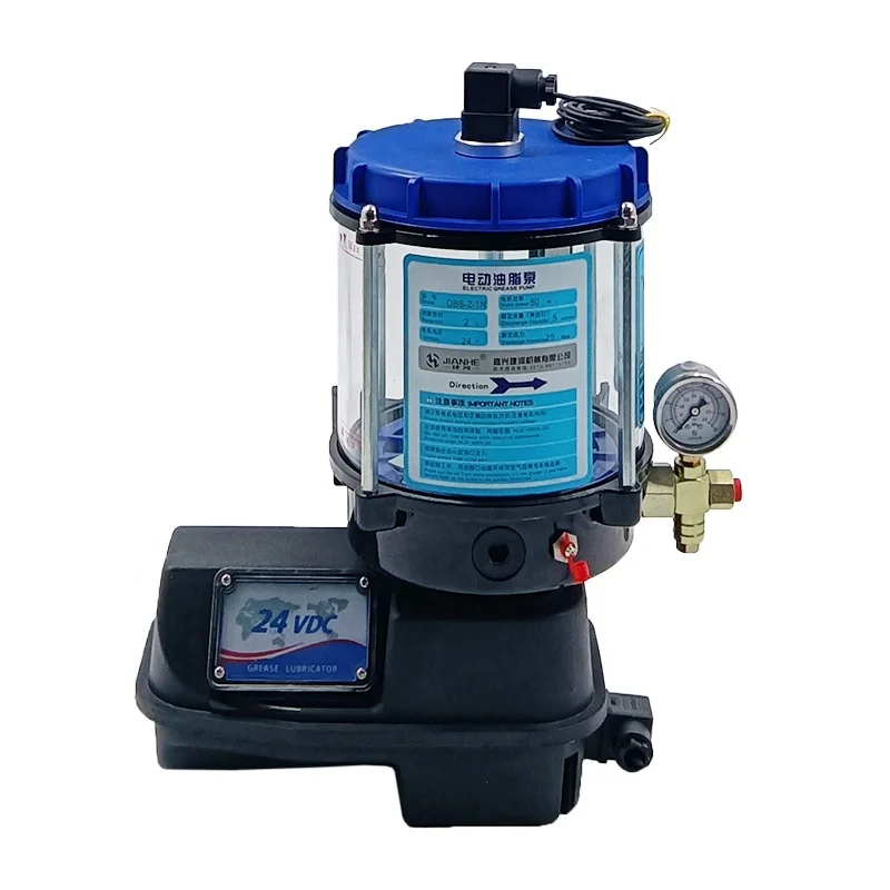 DBS-2L-N-Y-12V Electric Grease Pump 1-6 outlets Automatic Grease Pump with Liquid level alarm For Central lubrication system