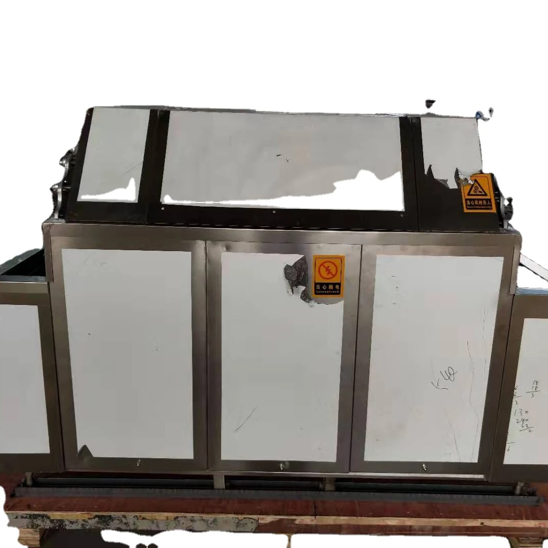 CE certificated automated glass bottle washing machine with label removal