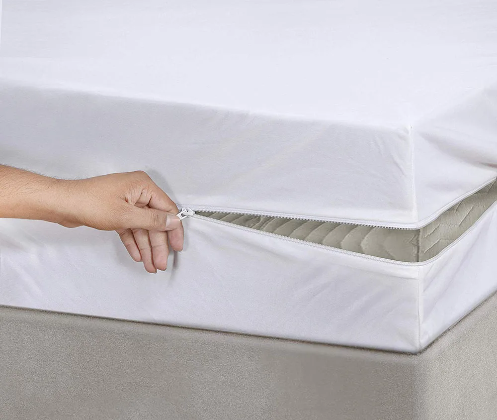 Премиум трикотажный водонепроницаемый чехол с защитой от клопов на 360 градусов матрас с застежкой-молнией