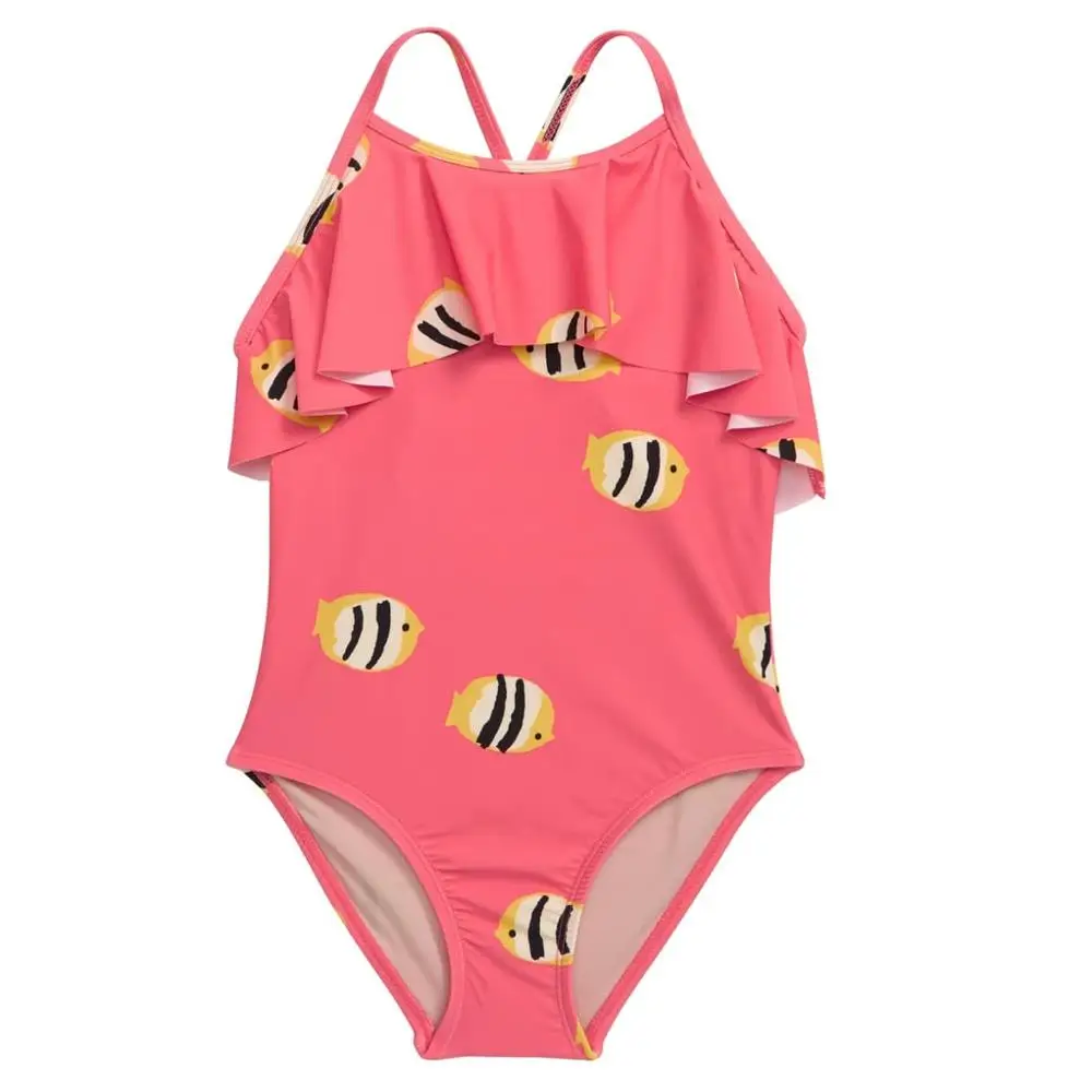
New summer Swimwear Cute Girls Swimsuit One Piece Kids Bathing Suit Little Girls Swimming Wear 