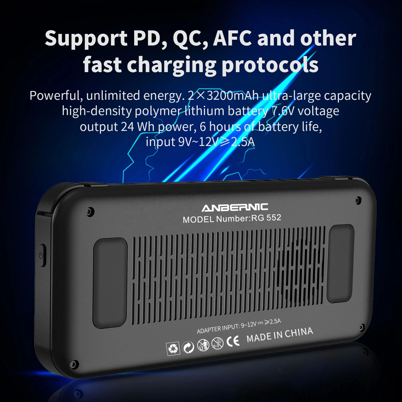 New hot selling Anbernic RG552 Handheld Game Console 5.36 Inch Oca Screen 3500mAh Battery Android7.1 Retro Video Game Player