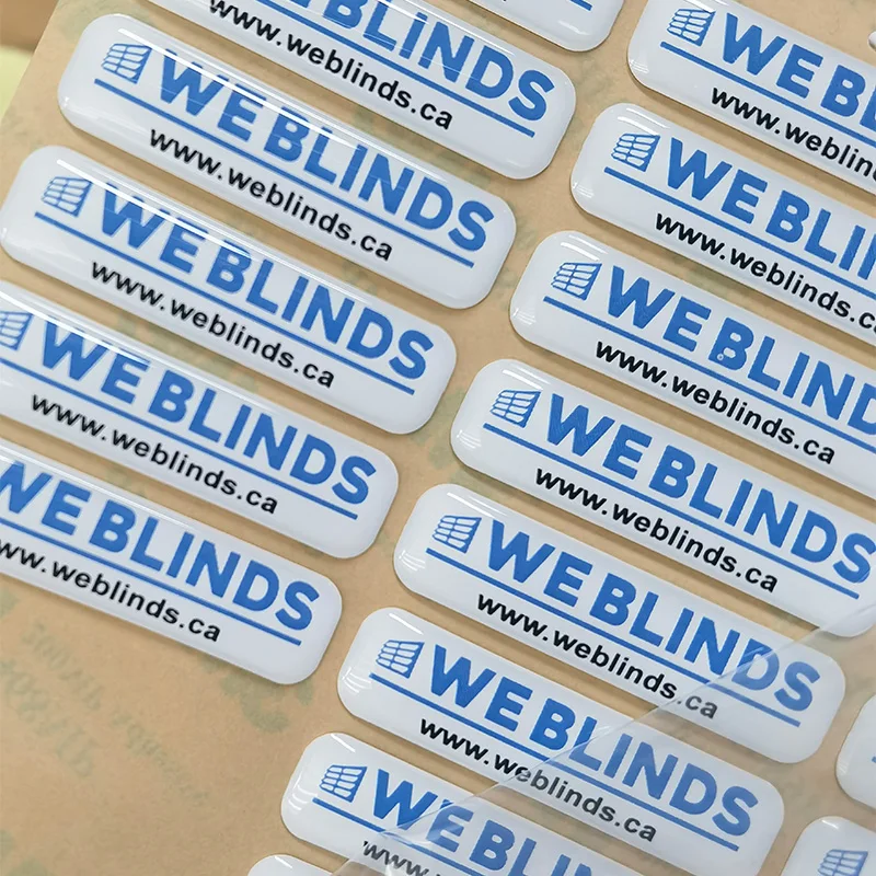 Custom Eco-friendly Epoxy Sticker 3d Clear Epoxy Resin Dome Stickers custom logo Printed Domed Label
