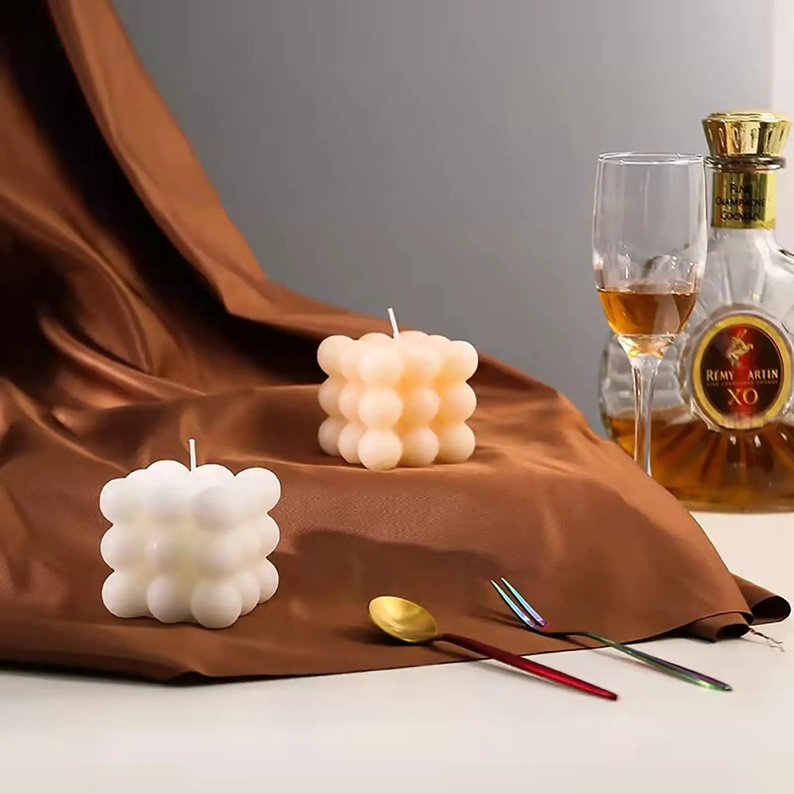 DIY 3D Bubble Wax Handicrafts Customized Form Silicone Mold For Candle