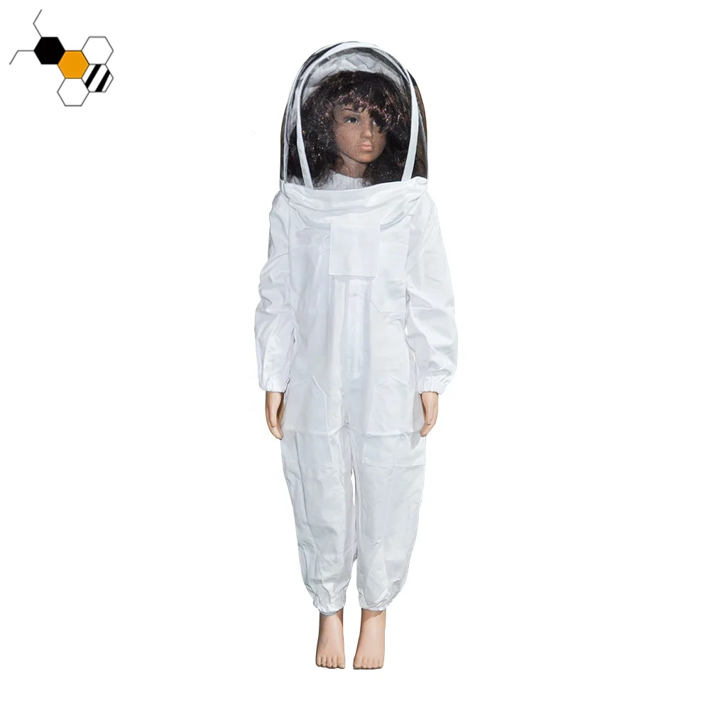 Honey Bee Keepers Suit Full Body Beekeeper Protection Suit Ventilated Cotton Kids Beekeeping Suit For Safety