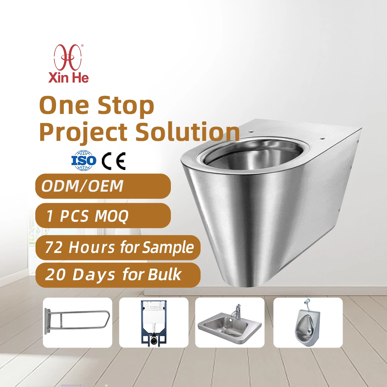 Dubai Sanitary Wares Price Anti-odor Sewer Stainless Steel Toilet Bowl With Covers