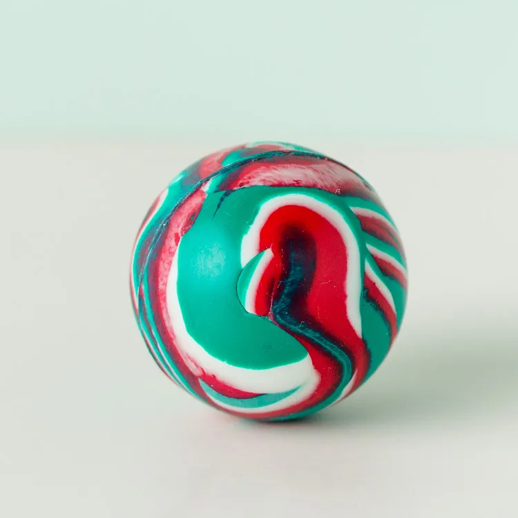 
VIA TOYS hot sale vending machine 32mm marble solid color rubber bouncy balls 