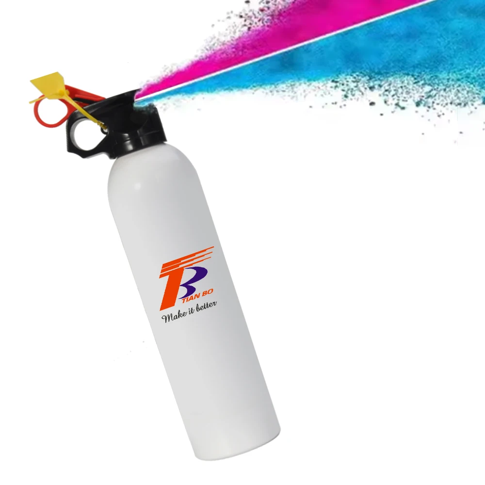 Festivals Fireworks Corn Flour Spray Power Blast Extinguishing Activity Cylinder Gender Reveal Fire Extinguisher