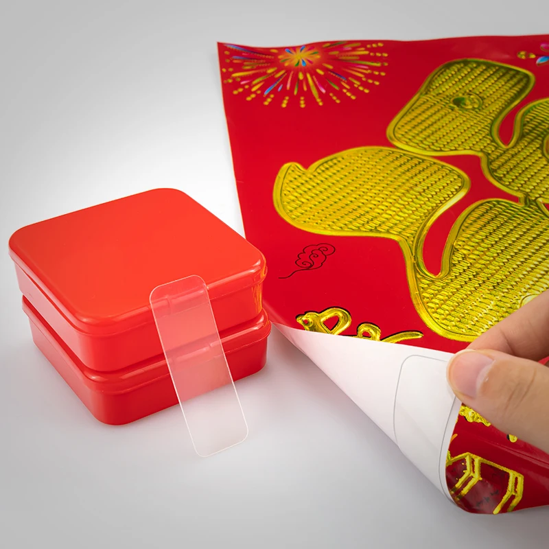 Spring Festival Couplets Traceless Removable Tape Washable Self Adhesive Wall Sticker Tapes