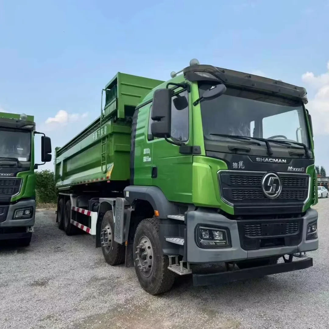 SHACMAN M3000 M3000S X3000 X5000 8x4 Used Dump Truck Tipper Diesel Fuel Manual Transmission Left Steering Heavy Truck for Sale